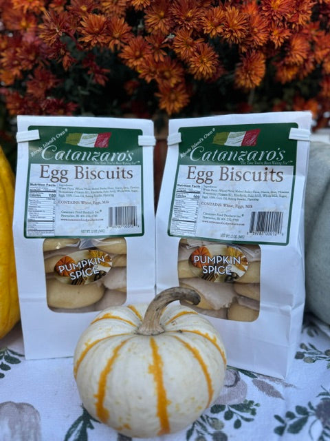 Catanzaro's Organic Pumpkin Spice Egg Biscuits – Limited Fall Flavor | Italian Family Recipe
